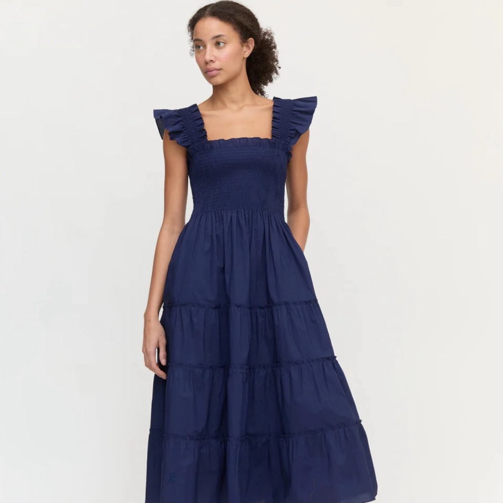 Elegant Navy Blue Dress